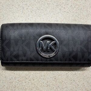 Michael Kors Black Logo Wallet